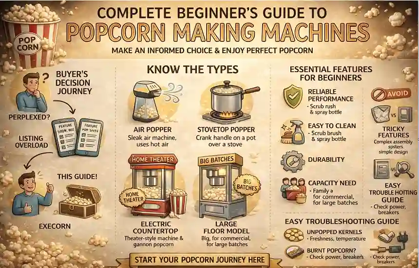 How To Choose The Best Popcorn Making Machines: A Buying Guide For Beginners